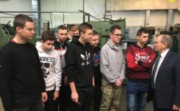 Uczniowie zwiedzili Zakład Obróbki Skrawaniem ABF