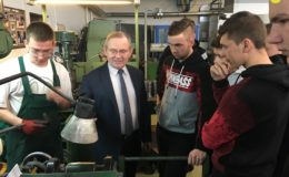 Uczniowie zwiedzili Zakład Obróbki Skrawaniem ABF