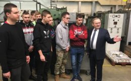 Uczniowie zwiedzili Zakład Obróbki Skrawaniem ABF