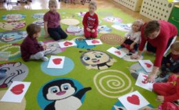 Walentynki w Przedszkolu nr 4 w grupie Serduszek