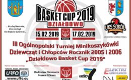 Zapraszamy na III Ogólnopolski Turniej Minikoszykówki Działdowo Basket Cup 2019