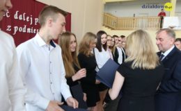 Pożegnanie maturzystów II Liceum Ogólnokształcącego w Działdowie
