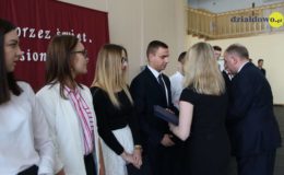 Pożegnanie maturzystów II Liceum Ogólnokształcącego w Działdowie
