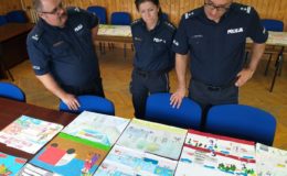 Etap powiatowy konkursu plastycznego rozstrzygnięty – „Dbam o swoje bezpieczeństwo”
