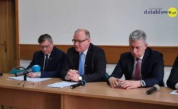 Konferencja prasowa w Starostwie Powiatowym w sprawie audytu w działdowskim szpitalu