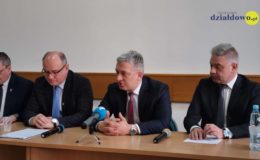 Konferencja prasowa w Starostwie Powiatowym w sprawie audytu w działdowskim szpitalu