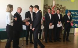 Zakończenie roku klas czwartych w Zespole Szkół Zawodowych w Iłowie