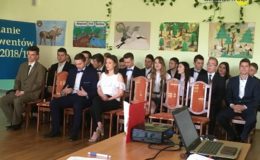 Zakończenie roku klas czwartych w Zespole Szkół Zawodowych w Iłowie