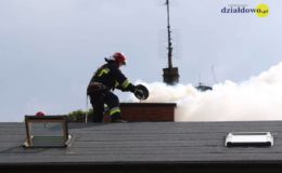 Pożar sadzy w kominie