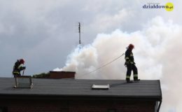 Pożar sadzy w kominie