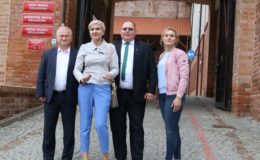 Urszula Pasławska odwiedziła Działdowo