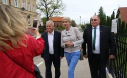 Urszula Pasławska odwiedziła Działdowo