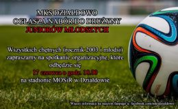 MKS Działdowo rusza z naborem do drużyny juniorów młodszych