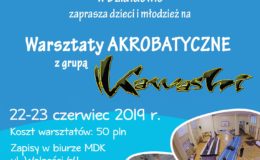 Zapraszamy na warsztaty akrobatyczne