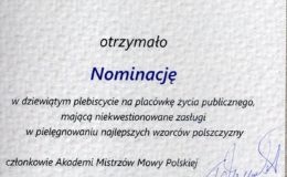 Głosujemy na Działdowską Kuźnię Słowa
