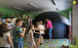 Mobilne Planetarium w Miejskiej Bibliotece Publicznej w Działdowie