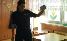 Bezpieczeństwo najmłodszych. Spotkanie policjantek z przedszkolakami