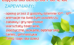 Zajęcia wakacyjne w MDK