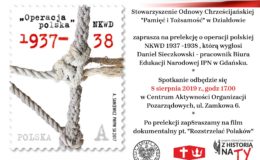 Zapraszamy na prelekcję „Operacja antypolska NKWD 1937-1938”