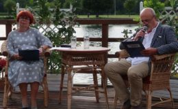 Elżbieta Zakrzewska i Marcin Troński  rozwiązywali zagadkę sprzed lat [zdjęcia]