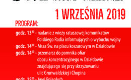 80. rocznica wybuchu II wojny światowej w Działdowie