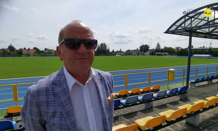 Grzegorz Kaszubski syoi na działdowskim stadionie