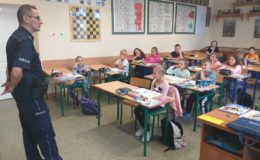 Dzielnicowy w Szkole Podstawowej nr 1 w Działdowie