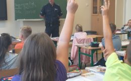Dzielnicowy w Szkole Podstawowej nr 1 w Działdowie