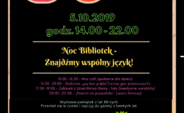 Noc Bibliotek – Znajdźmy wspólny język!