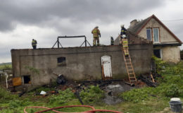 Pożar budynku gospodarczego w Tuczkach