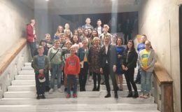 Młodzież z Działdowa na obchodach Dnia Papieskiego