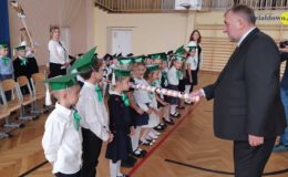 Ślubowanie klas pierwszych w Szkole Podstawowej nr 4 w Działdowie
