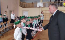 Ślubowanie klas pierwszych w Szkole Podstawowej nr 4 w Działdowie