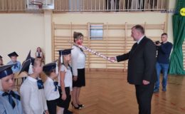 Ślubowanie klas pierwszych w Szkole Podstawowej nr 4 w Działdowie