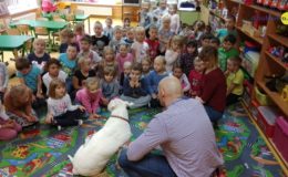 Zajęcia z psem w Przedszkolu nr 3