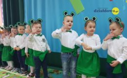Żabki w gronie przedszkolaków
