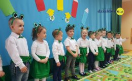 Żabki w gronie przedszkolaków
