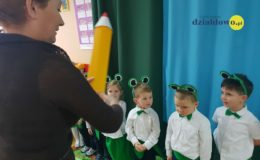 Żabki w gronie przedszkolaków