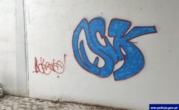 Graficiarz złapany na gorącym uczynku