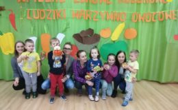 Warsztaty dla dzieci i rodziców. „Pyszne, zdrowe, kolorowe-ludziki warzywno-owocowe”
