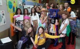Pokaz mody ekologicznej w Szkole Podstawowej nr 2