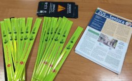 Spotkanie policjantek i przedstawicielki ZUS z seniorami