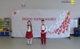Święto niepodległości w Przedszkolu nr 4 w Działdowie