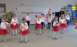 Święto niepodległości w Przedszkolu nr 4 w Działdowie