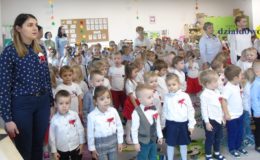 Święto niepodległości w Przedszkolu nr 4 w Działdowie