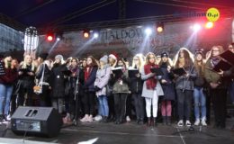 Odpalenie choinki na działdowskim rynku