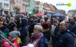 Odpalenie choinki na działdowskim rynku