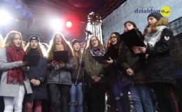 Odpalenie choinki na działdowskim rynku