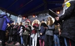 Odpalenie choinki na działdowskim rynku