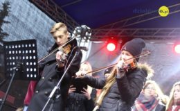 Odpalenie choinki na działdowskim rynku